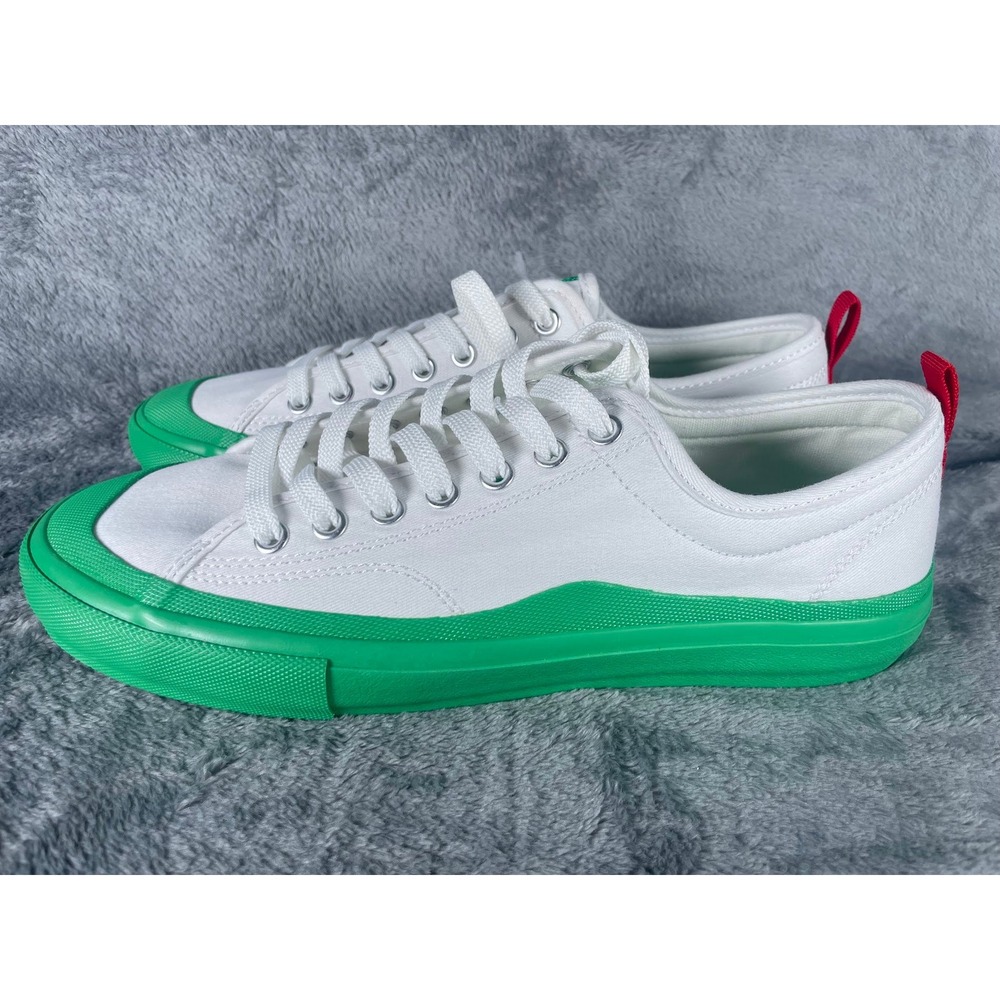 Chick-fil-A Sweet & Spicy Sriracha Sneakers Womens 10 White Green Low Top Shoes
